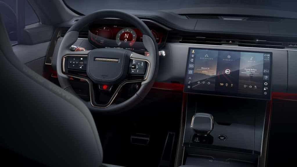 Interior del Range Rover Sport SV 2024
